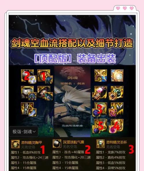 剑魂效果装备制作方法是什么？如何快速获得剑魂装备？  第1张